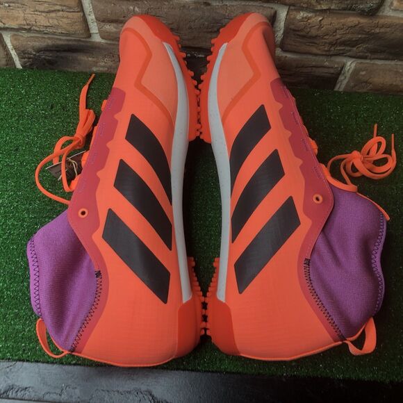 Adidas The Gravel Cycling Shoes Size 14 US Men’s Orange Purple Style GX1665 - Picture 9 of 11